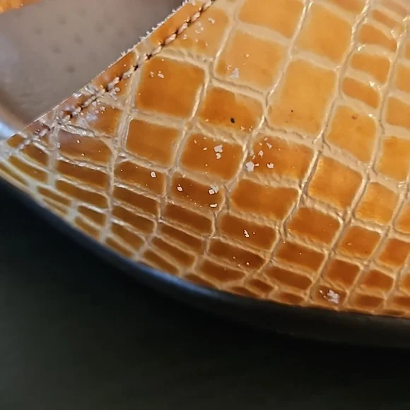 SAS Suntimer Heeled Sandal, tan croc print, size 7 - Picture 14 of 14